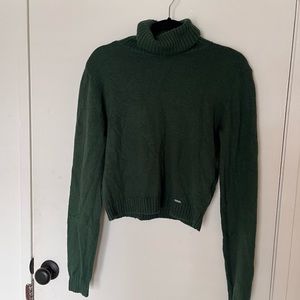 Forest Green turtle neck sweater